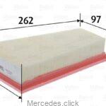 Filtr powietrza A176/B246/B242/CLA117/GLA156