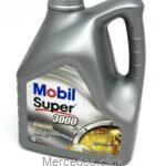 Olej Mobil 5W40 4L Super 3000X1 do pompowtr. bez filtra cząstek stałych diesel / + benzyna