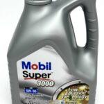 Olej Mobil 5W30 4L Super 3000XE diesel z filtrem cząstek stałych/benzyna kat.