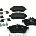 Klocki hamulcowe przednie DB204 0054200820/0054201220/0054200920 24306 146mm szerokość