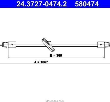 Linka h-ca Sprinter NT przednia 9064202285 9064205185