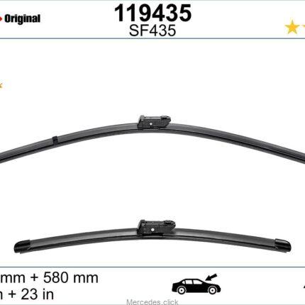 Pióro wycieraczki DB166 ML/GLE od 08.2011