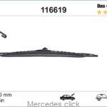 Pióro wycieraczki 600mm Sprinter 901-904 1995-2006  L ze spojlerem