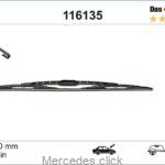 Pióro wycieraczki 600mm DB124/201/202 dwupozycyjny zatrzask