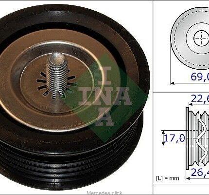 Rolka napinacza paska 6512000670 rowkowana