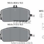 Klocki hamulcowe przednie DB254/253/206/214  GLC/C-klasa/E-klasa 0004203303
