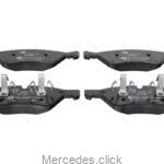 Klocki hamulcowe przednie GL/R WDB164/251 1644200820/1644201820/0004209704