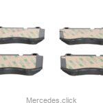Klocki hamulcowe przednie DB211/221 0044206220/0044208020 WVA23960