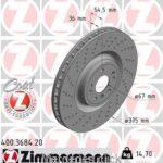 Tarcza hamulcowa przednia DB166