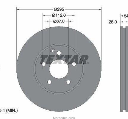 Tarcza h-wa p.DB211 2114210812 Textar
