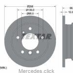 Tarcza hamulcowa tył Sprinter 208-212D + CDI 95-2006 9014230412/9014230812/9014231012