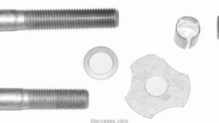 Śruby drążka tył DB210/202 12mm+12mm  2103504506