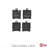 Klocki hamulcowe tył DB203 0024205220,0034202820,0034205220/WVA21898/21899  Brembo