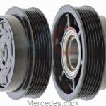 Sprzęgiełko kompresora klimatyzacji 6PK 115/110mm - z dystansem od komresora 0002303411 0002306411 0012302511 0012304811 9038302401 	110 [mm], 115 [mm] Parametr V6 ID sprężarki	7SE dla średnicy łożyska koła 35 mm , 52 mm Wysokość łożyska wyciskowego 22mm