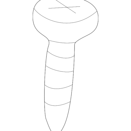Śruba 000000000815 4,8x16 mm