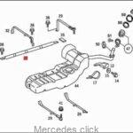 Belka mocowania zbiornika paliwa ML163 1634750001