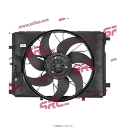Wentylator C-klasa W204 W207 475 [mm] 600W 4-biegunowy