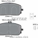 Klocki hamulcowe przednie DB118/C118/X118//H247/V167/W177/W247 1,3-3,0 18- Textar 0004201203 0004202205 0004202905 0004203005