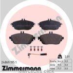 Klocki hamulcowe przednie A-klasa/B-klasa W176/2460064208520/0084200620 ZIMMERMANN
