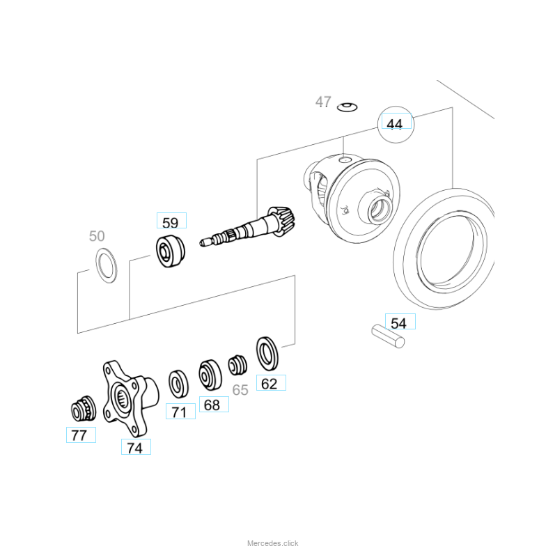 podkładka Podkładka dystansowa regulująca luz