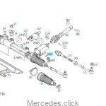 Oring 0239979148 przewodu stalowego przekładni kierowniczej W168/210/220
