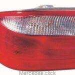 Lampa tył DB210 P w błotniku bez oprawek żarówek 2108203464 Depo