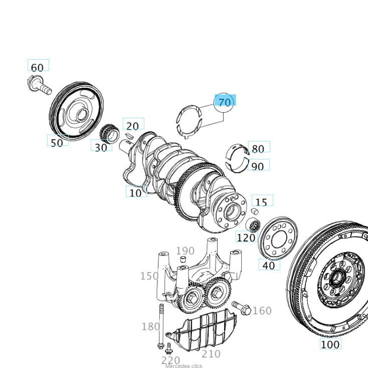2700300062 Panewki oporowe M270 1 para 2700300062
