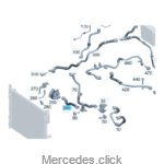 Przewód chłodnicy EQE /EQS W294/295/296/297 2945016000
