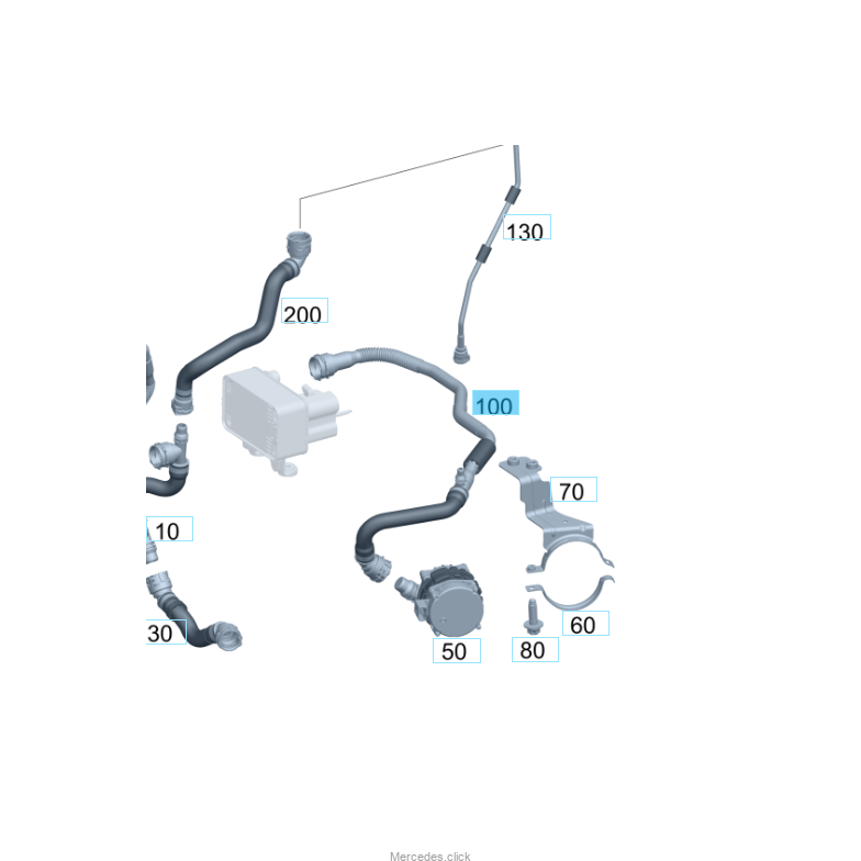 2975013601 Przewód chłodnicy 2975013601