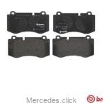 Klocki hamulcowe przednie DB211/221 0044206220/0044208020 WVA23960-17,6 Brembo