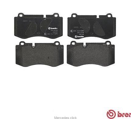 Klocki hamulcowe przednie DB211/221 0044206220/0044208020 WVA23960-17,6 Brembo