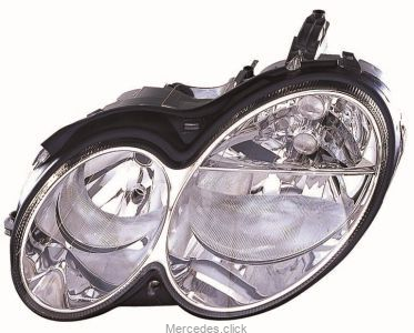 Reflektor W209 CLK 2002-2010 2098200161; 2098200561; 2098202561 L Depo