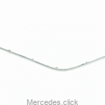 Listwa zderzaka chrom W210 99- L Elegance/Avangarde 2108850774