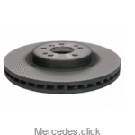 Tarcza hamulcowa przednia Mercedes ML W164/R-klasa W251 QUARO