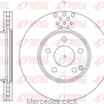 tarcza hamulcowa przód DB211 2114210712 Remsa