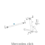 Drążek skrętny Mercedes MB100 Prawa strona Starsza wersja MB100 do numeru końcowego VIN -099540