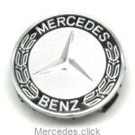 Kołpak felgi 75mm -rozmiar standard do oryginalnych felg Mercedesa B66470210=1714000125 kod koloru 9040 czarne