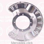 Osłona tarczy hamulcowej tył DB166 L zamiennik aluminium