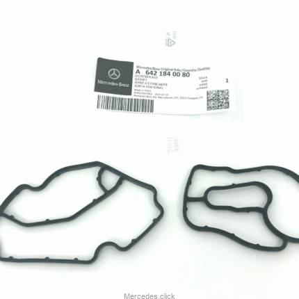 Uszczelki podstawy filtra oleju OM642 wewnętrzna + zewnętrzna OE 6421840080+6421801410
