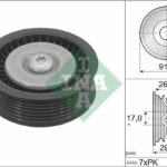 Rolka napinacza paska 6422300342 -91,2mm Sprinter 906/907 INA
